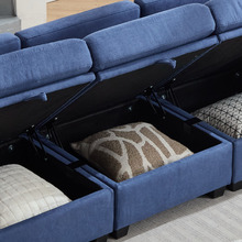 Juno Upholstered Accent Chair with Storage